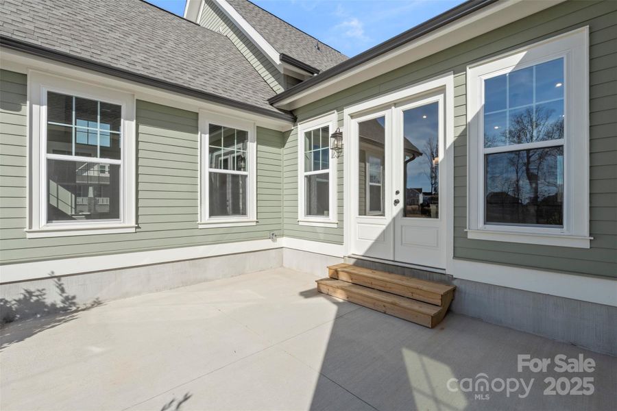 Exterior details and patio area of a home in Riverwalk, Rock Hill (Image 4).