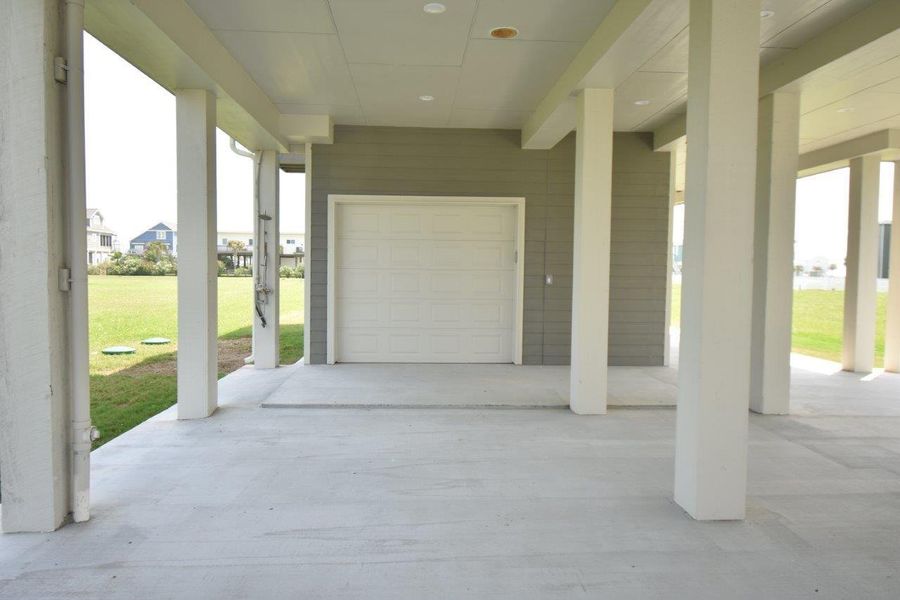 Exterior details and patio area of a home in , Galveston (Image 3). Exterior details and patio area of a home in , Galveston (Image 3).