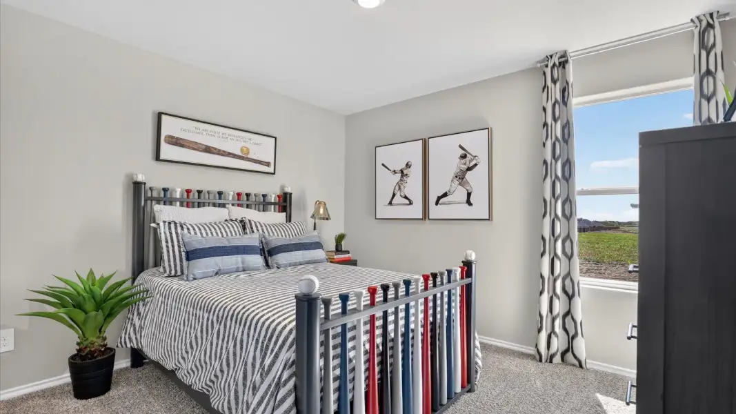 Furnished interior view inside a new home in Springhill South, Boyd (Image 26).