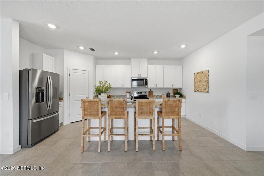Furnished interior view inside a new home in Azalea Creek, Jacksonville (Image 12).