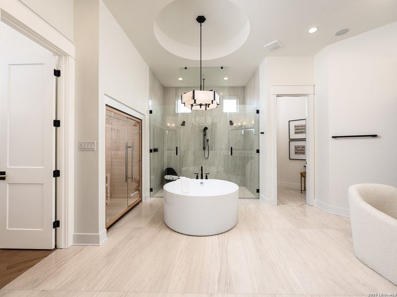 Furnished interior view inside a new home in , Boerne (Image 18).