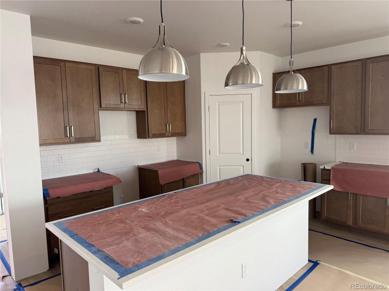 Furnished interior view inside a new home in Harvest Crossing, Aurora (Image 4).