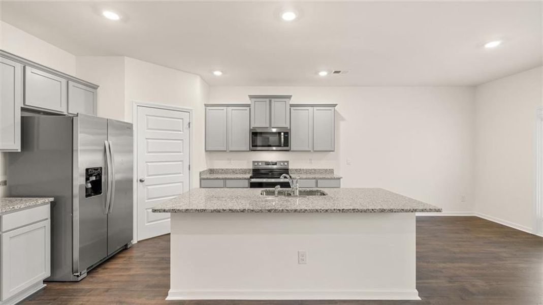 Furnished interior view inside a new home in Jackson Landing, Jefferson (Image 4).