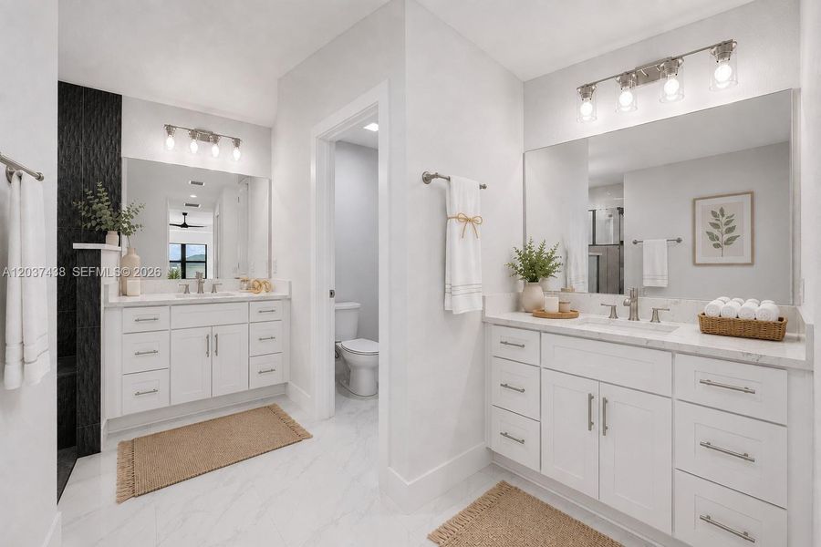 Furnished interior view inside a new home in , Lehigh Acres (Image 18).