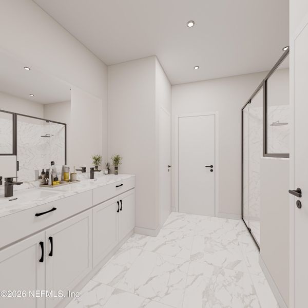 Furnished interior view inside a new home in The Magnolia Series at Reserve East, Flagler Beach (Image 4).