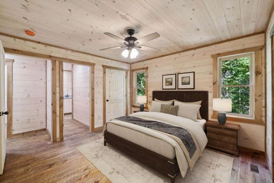 Furnished interior view inside a new home in , Blue Ridge (Image 10). Furnished interior view inside a new home in , Blue Ridge (Image 10).