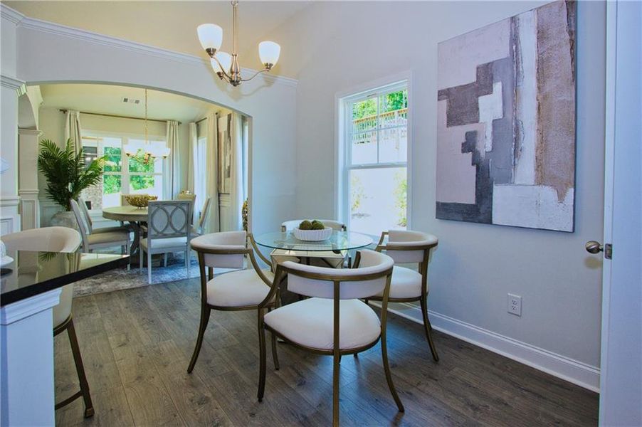 Furnished interior view inside a new home in , Covington (Image 16).