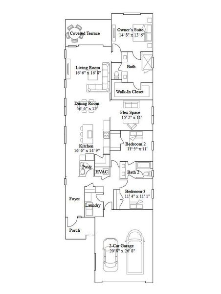 2D floor plan layout of this home in Tesoro Club, Port St. Lucie, FL (Image 5). 2D floor plan layout of this home in Tesoro Club, Port St. Lucie, FL (Image 5).