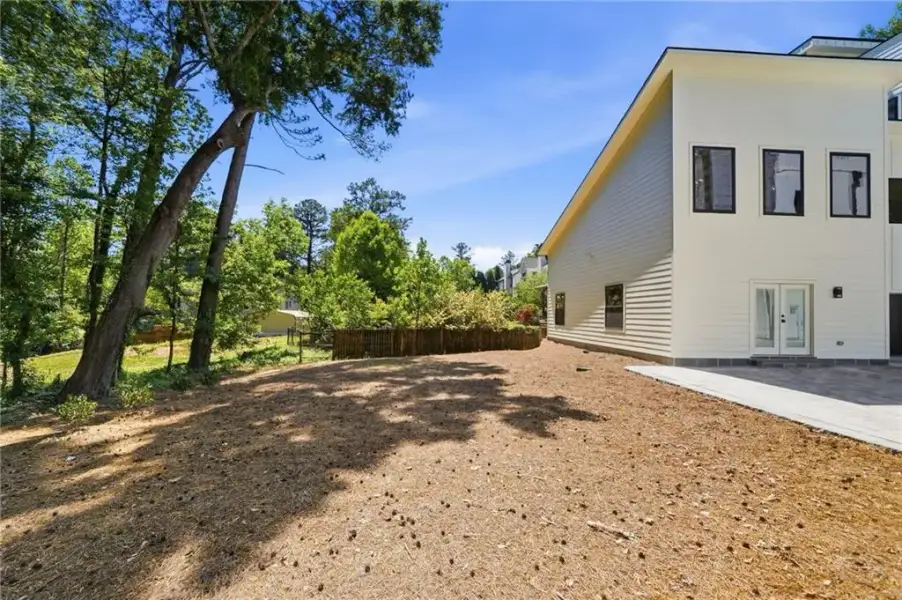 Exterior details and patio area of a home in , Roswell (Image 35).