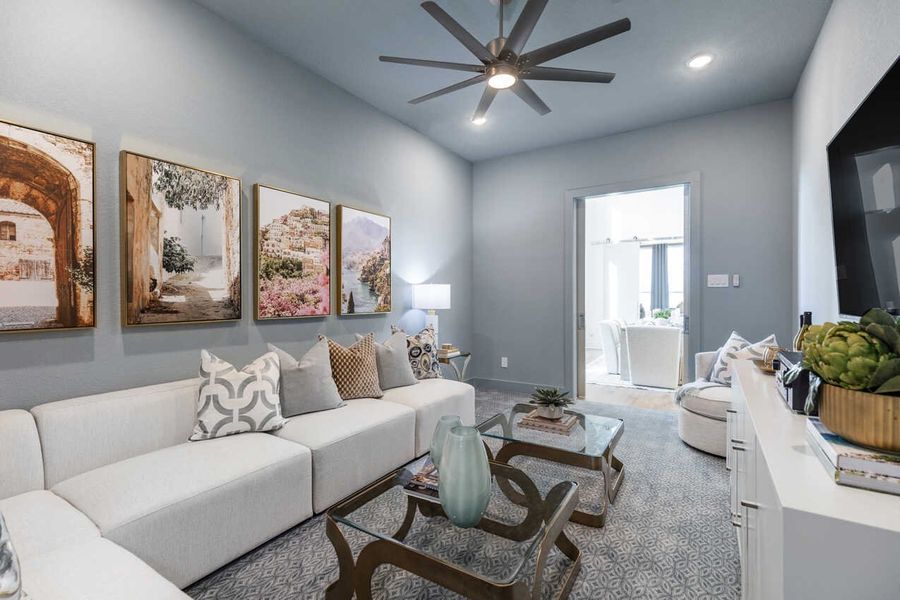 Representative Entertainment Room - some options shown