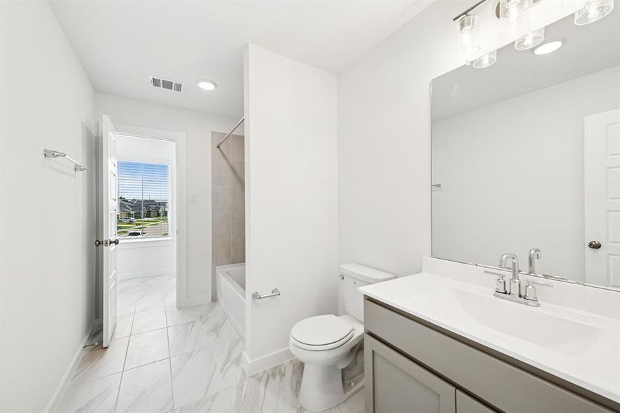 Furnished interior view inside a new home in Summerview, Fulshear (Image 6). Furnished interior view inside a new home in Summerview, Fulshear (Image 6).