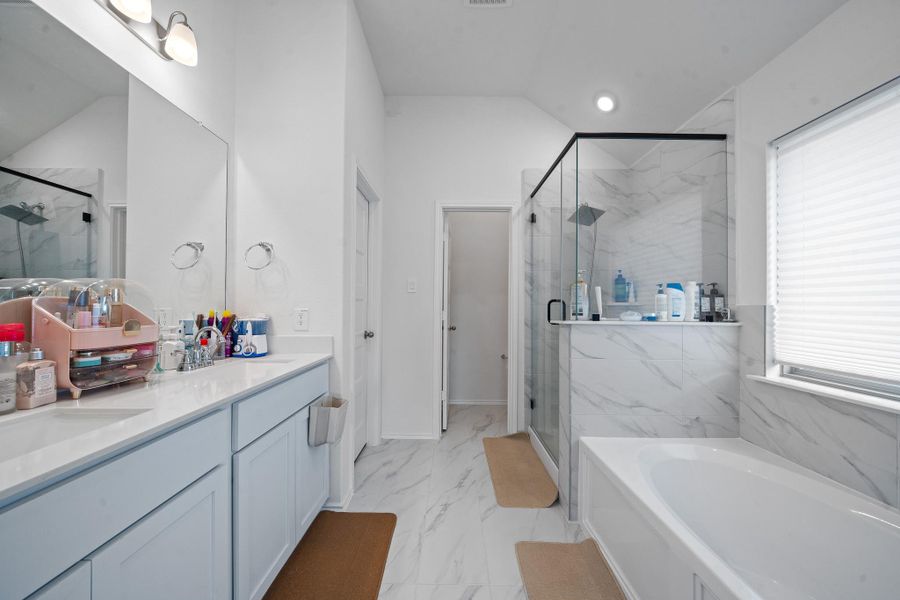 Furnished interior view inside a new home in , Cypress (Image 16).