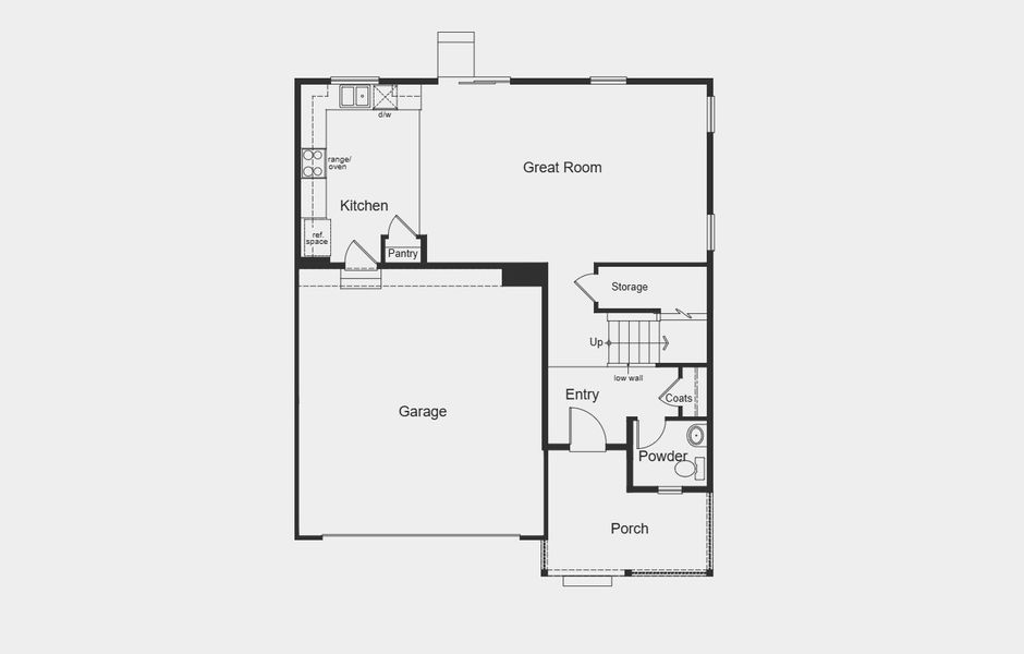 2D floor plan layout for the 1923 by KB Home in Legato, Commerce City, CO (Image 11). 2D floor plan layout for the 1923 by KB Home in Legato, Commerce City, CO (Image 11).