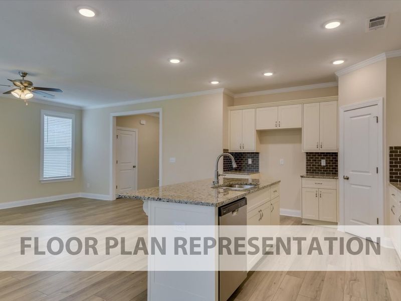 Furnished interior view inside a new home in Tillery Park, Grovetown (Image 4).