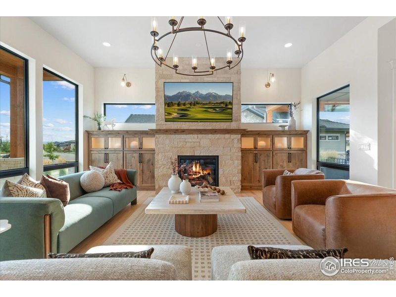 Furnished interior view inside a new home in , Berthoud (Image 22). Furnished interior view inside a new home in , Berthoud (Image 22).