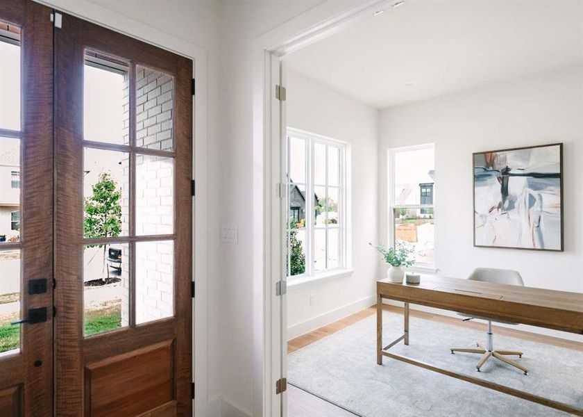 Furnished interior view inside a new home in , Aledo (Image 6).
