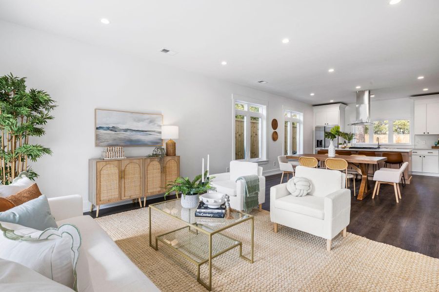 Furnished interior view inside a new home in , Charleston (Image 14). Furnished interior view inside a new home in , Charleston (Image 14).