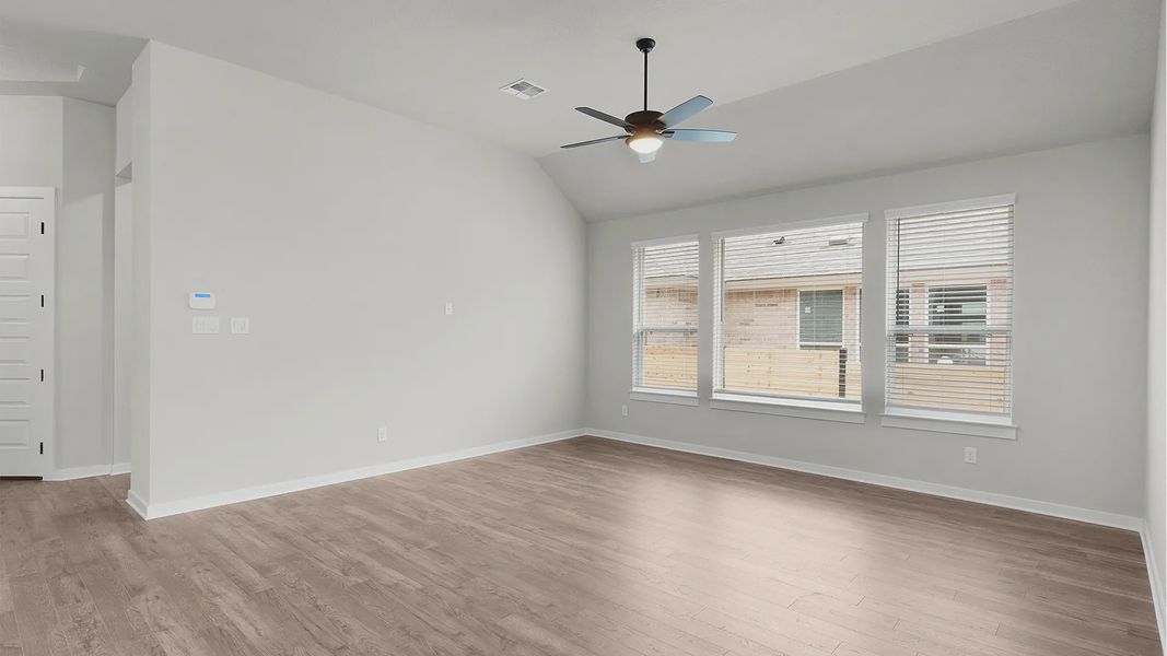 Spacious, unfurnished interior of a new home in Newhaven, Manor (Image 16). Spacious, unfurnished interior of a new home in Newhaven, Manor (Image 16).