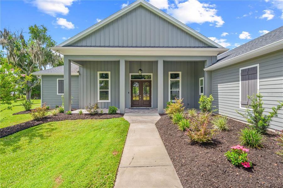 Front exterior of a new home in , St. Cloud, FL, highlighting curb appeal (Image 21).