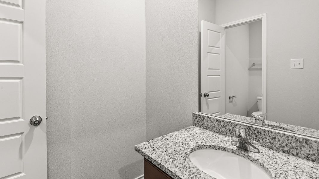 Secondary bathroom