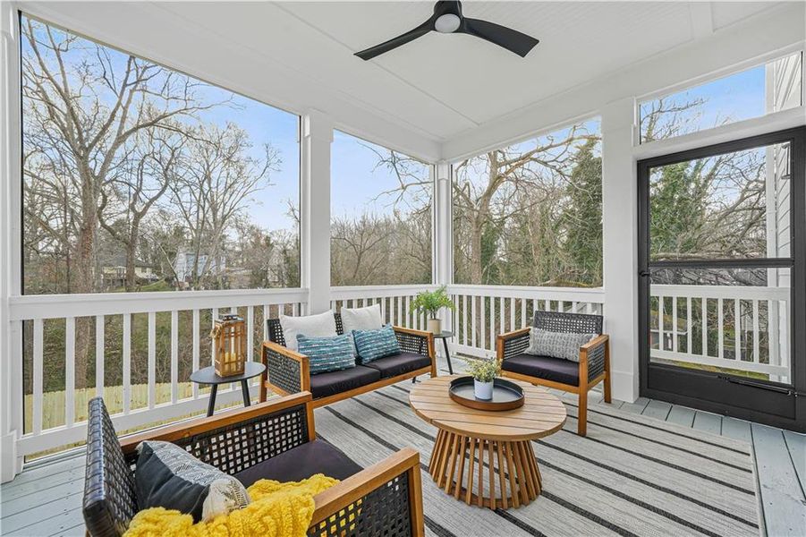 Exterior details and patio area of a home in , Scottdale (Image 26).