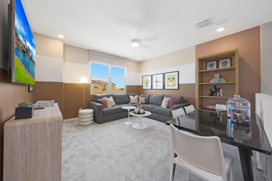 Representative furnished interior of a home built from the Pacific by Mattamy Homes in White Tank Vistas, Waddell (Image 26).