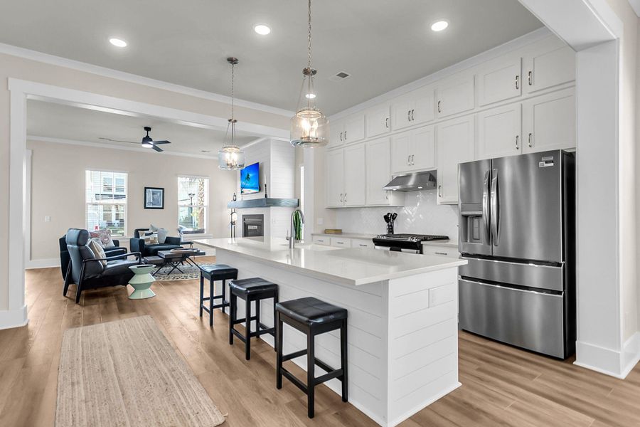 Furnished interior view inside a new home in Midtown at Nexton, Summerville (Image 9).
