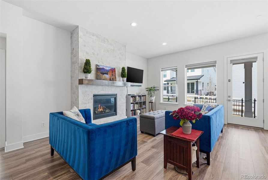Furnished interior view inside a new home in , Parker (Image 13).