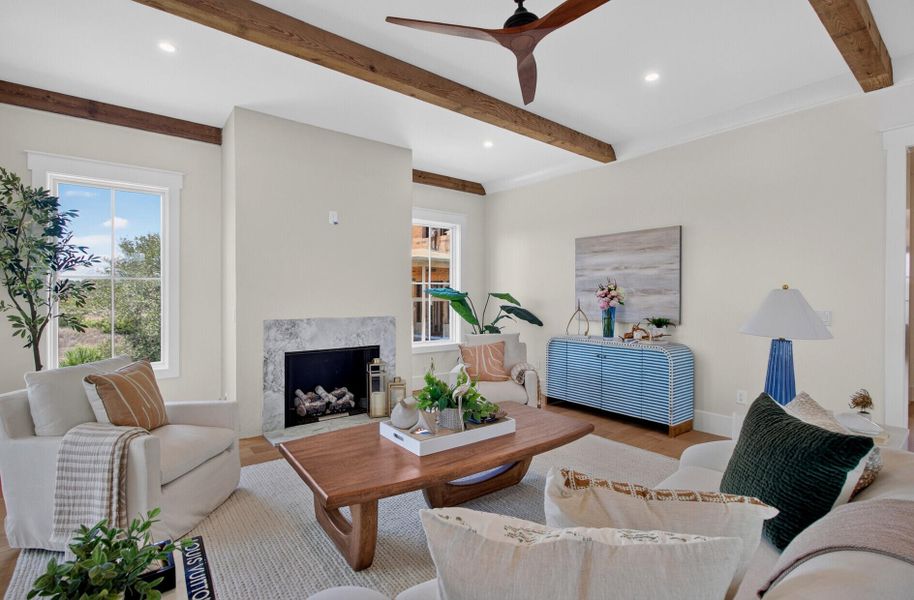 Furnished interior view inside a new home in , Johns Island (Image 7).