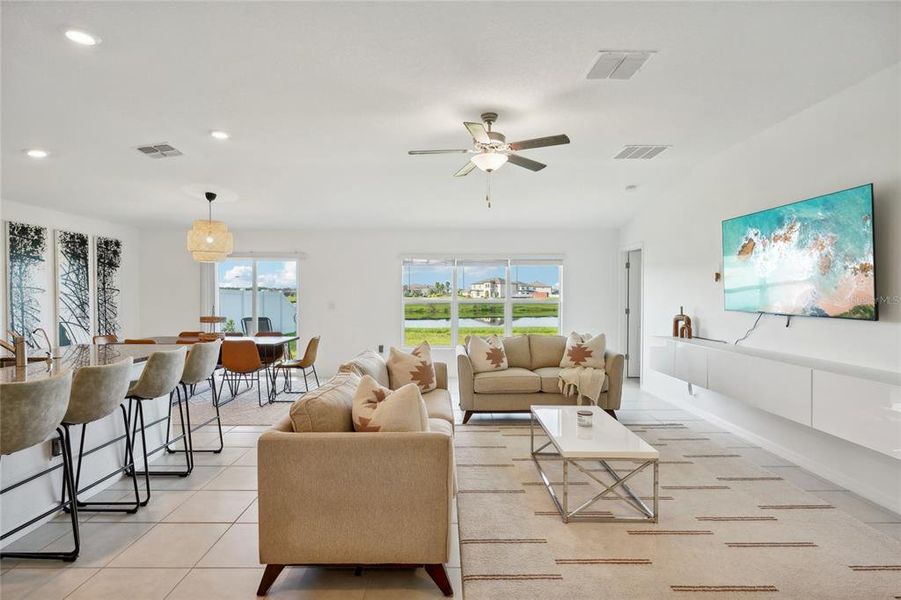 Furnished interior view inside a new home in , Riverview (Image 10).