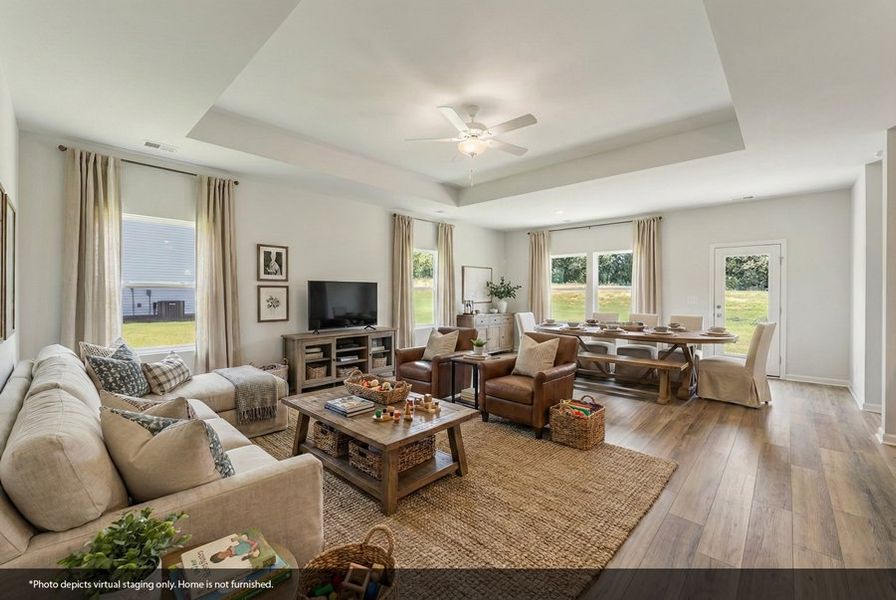 Furnished interior view inside a new home in Burke Estates, Chesnee (Image 7).