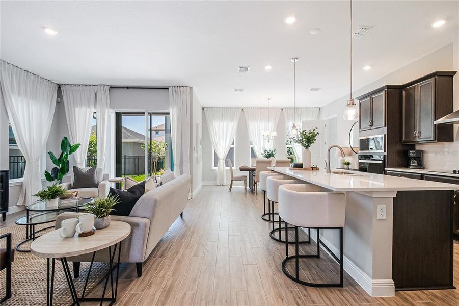 Furnished interior view inside a new home in , Orlando (Image 45).