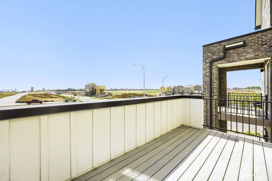 Exterior details and patio area of a home in Uplands, Westminster (Image 3).