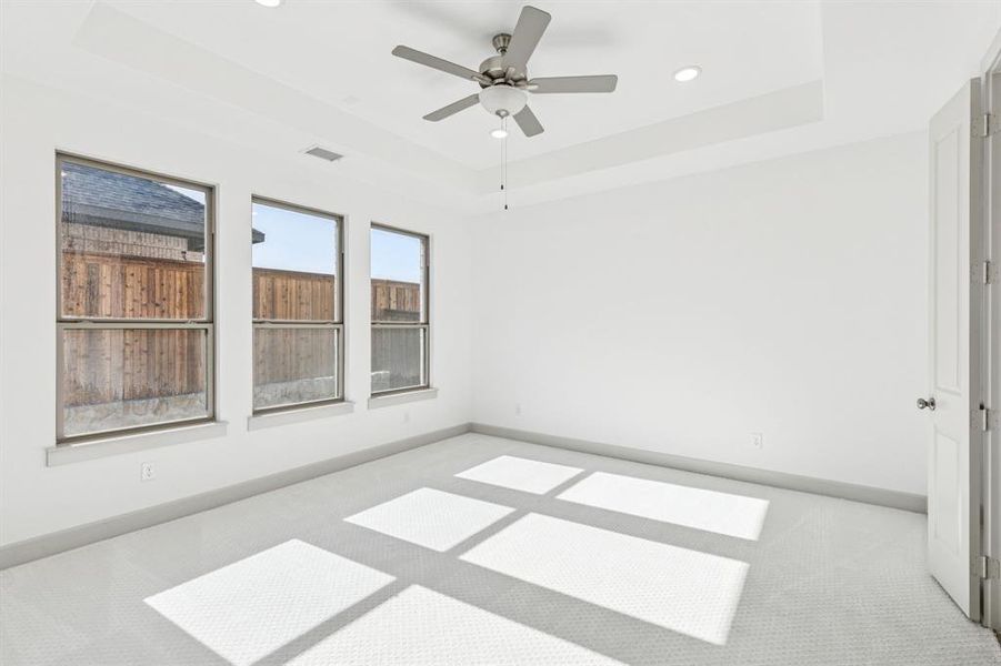 Your dreamy new owner's suite is located at the rear of the home for additional privacy. Your dreamy new owner's suite is located at the rear of the home for additional privacy.