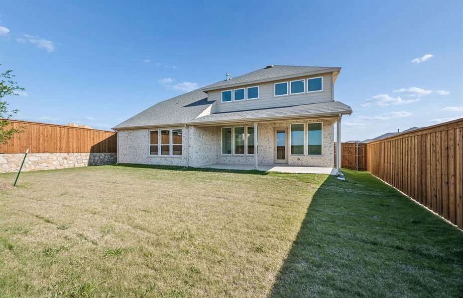 Large backyard Large backyard