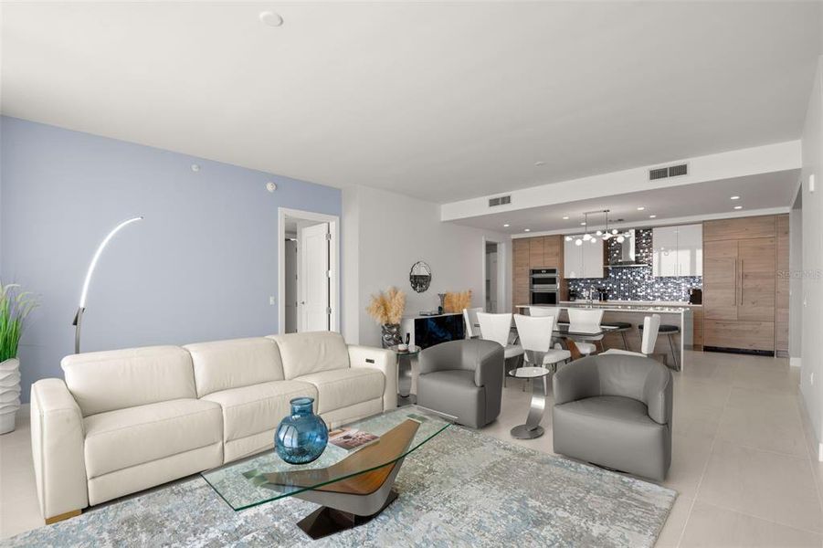 Furnished interior view inside a new home in , St. Petersburg (Image 6).