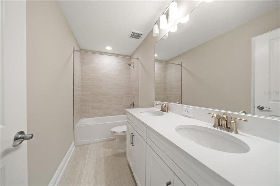 Furnished interior view inside a new home in Chapel Crossings, Wesley Chapel (Image 8). Furnished interior view inside a new home in Chapel Crossings, Wesley Chapel (Image 8).