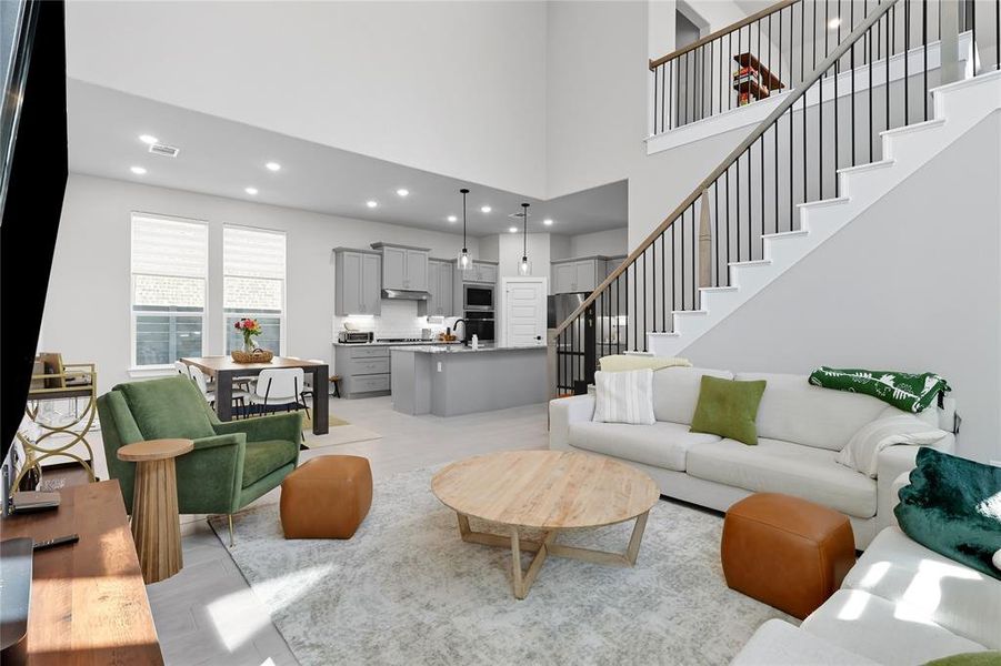 Furnished interior view inside a new home in , Sachse (Image 9). Furnished interior view inside a new home in , Sachse (Image 9).