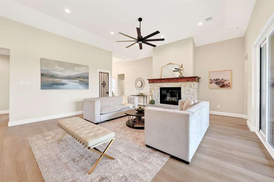 Furnished interior view inside a new home in , Royse City (Image 16).