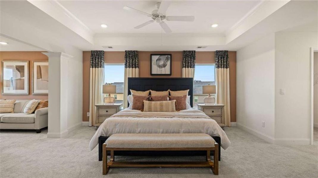 Furnished interior view inside a new home in The Gates at Pates Creek, Hampton (Image 22).