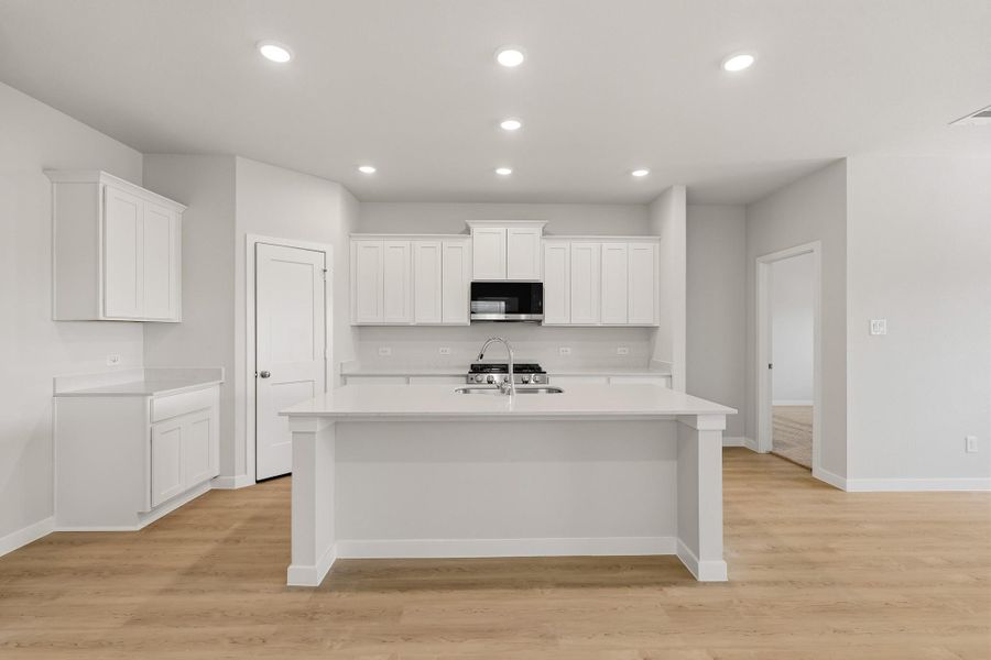 Furnished interior view inside a new home in Northpark South, Porter (Image 3).