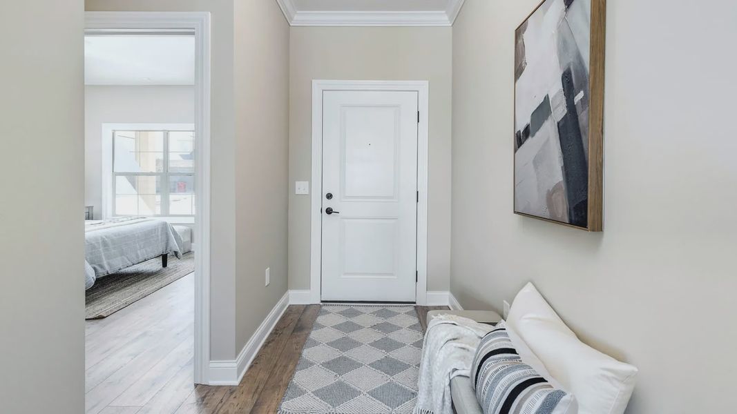 Representative furnished interior of a home built from the Capri by Epcon Communities in The Courtyards at Oak Grove, Durham (Image 6).