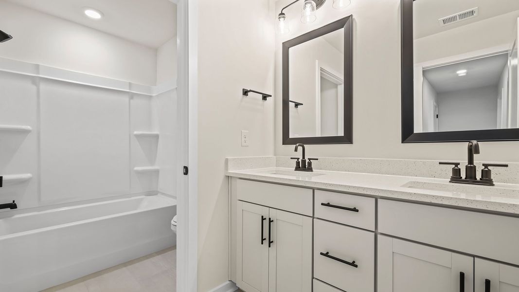 Furnished interior view inside a new home in Adams Glen, Greenville (Image 12).