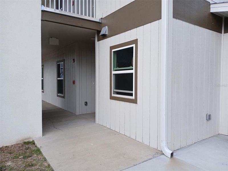 Exterior details and patio area of a home in , Gainesville (Image 22).