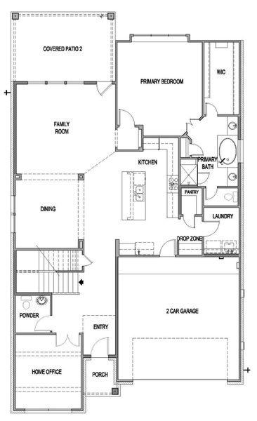 2D floor plan layout of this home in University Heights, Round Rock, TX (Image 2). 2D floor plan layout of this home in University Heights, Round Rock, TX (Image 2).