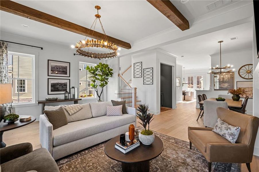 Furnished interior view inside a new home in , Ball Ground (Image 15).