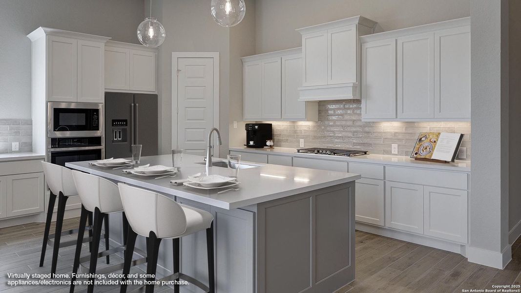 Furnished interior view inside a new home in Haby Hill 60', San Antonio (Image 12).