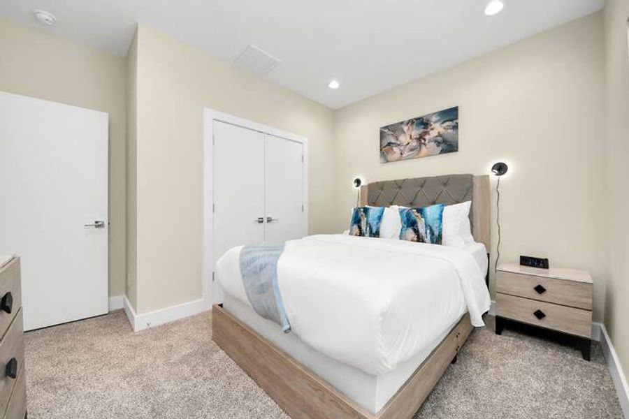 Furnished interior view inside a new home in , Houston (Image 17).