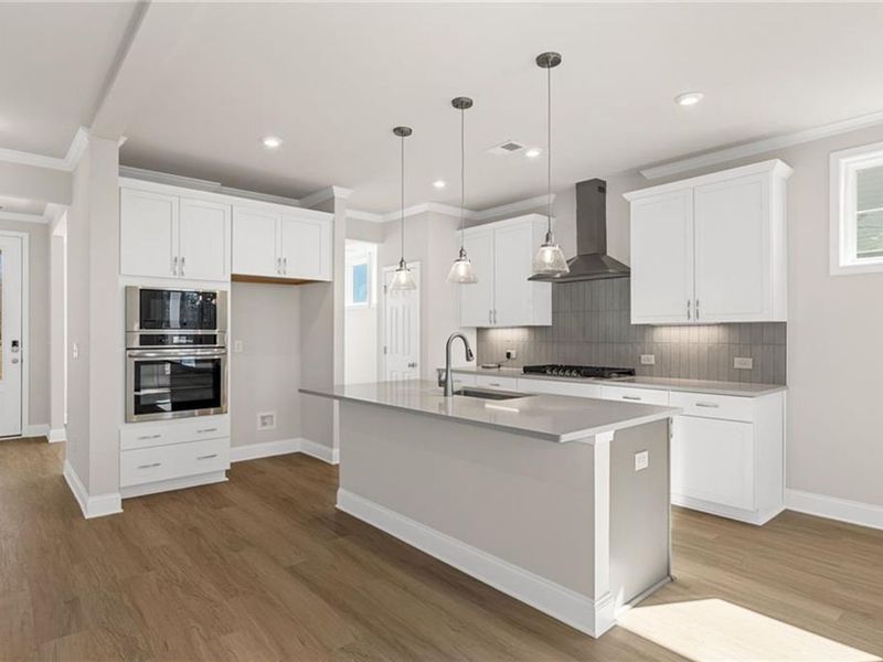 Furnished interior view inside a new home in Wehunt Meadows, Hoschton (Image 6).