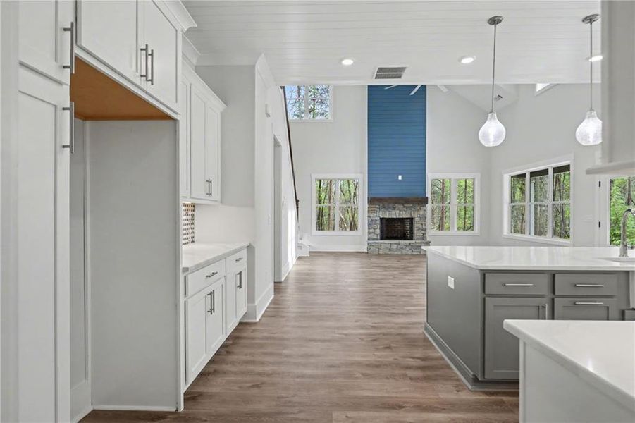 Furnished interior view inside a new home in , Clarkesville (Image 5).